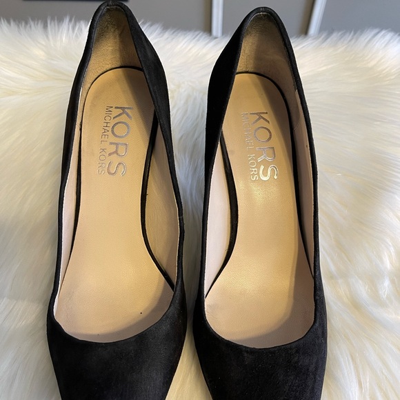 KORS by Michael Kors Black Suede High Heels 10M - Picture 7 of 11